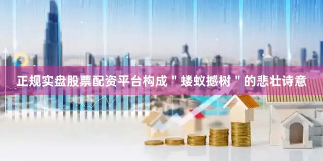 正规实盘股票配资平台构成＂蝼蚁撼树＂的悲壮诗意